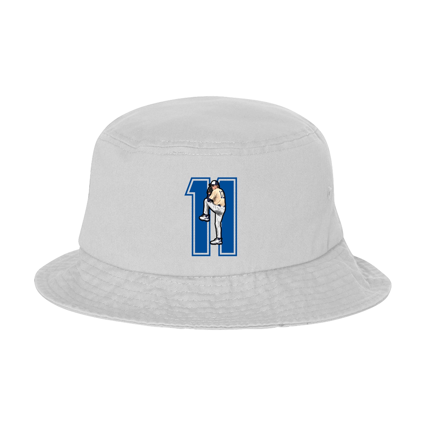 Bucket Cap — Number in White