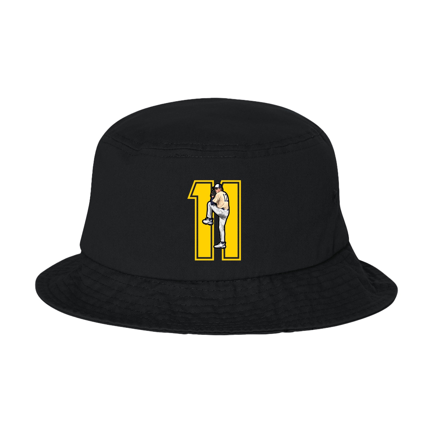 Bucket Cap — Number in Black