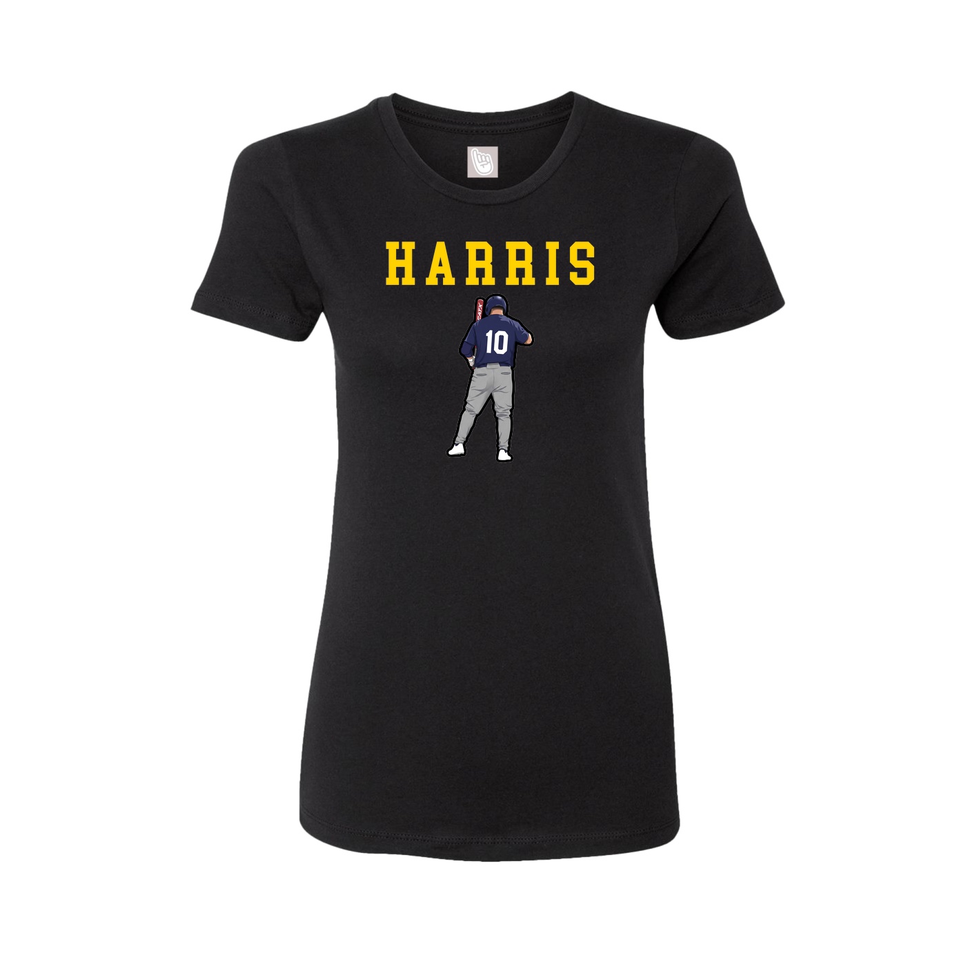 Fitted Women's Tee — Shirsey in Black