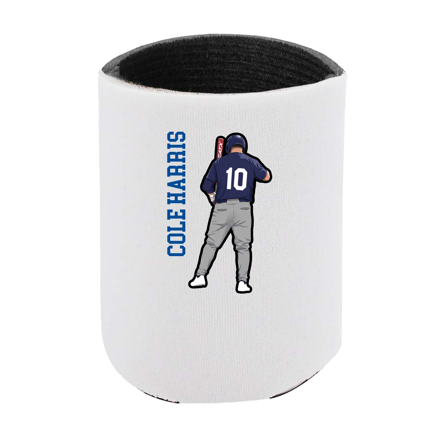 Can Holder — Name Vertical in White