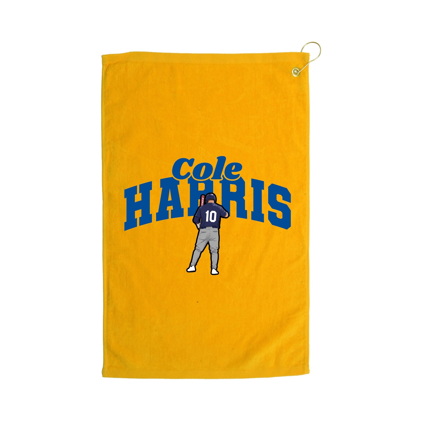 Golf Towel — Signature Arch in Gold