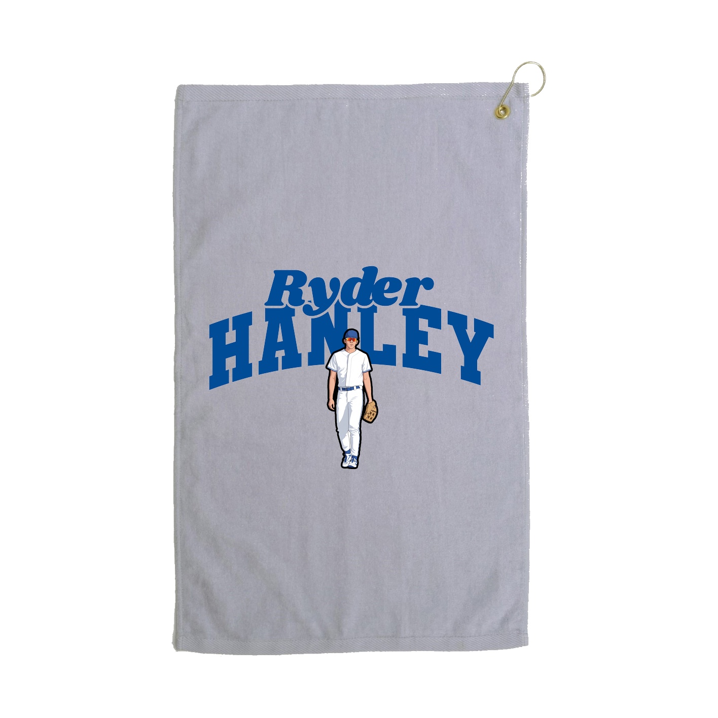 Golf Towel — Signature Arch in Grey