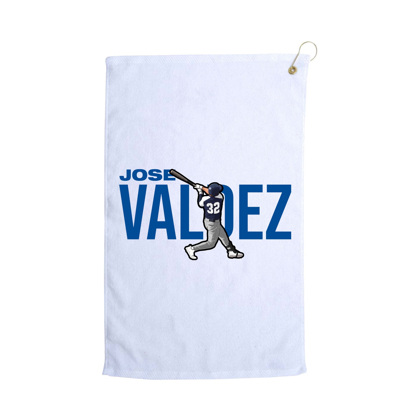 Golf Towel — Player Name in White