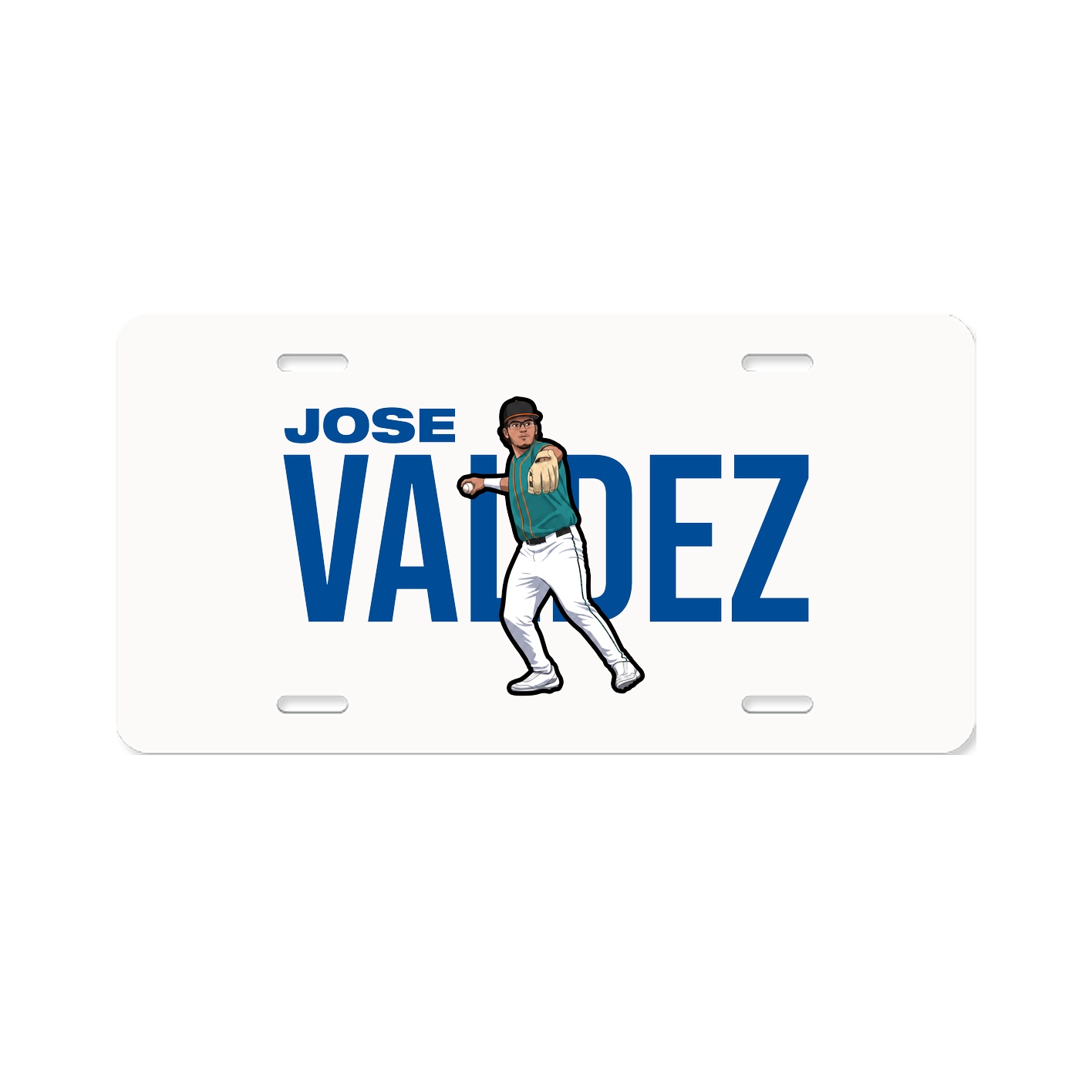 License Plate — Player Name in Classic