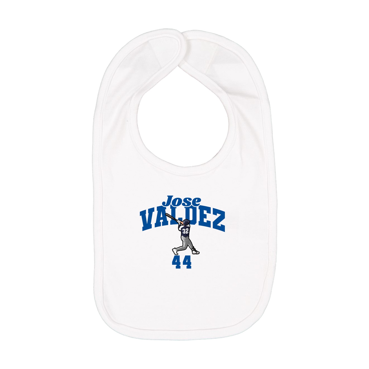 Infant Bib — Signature Arch in White