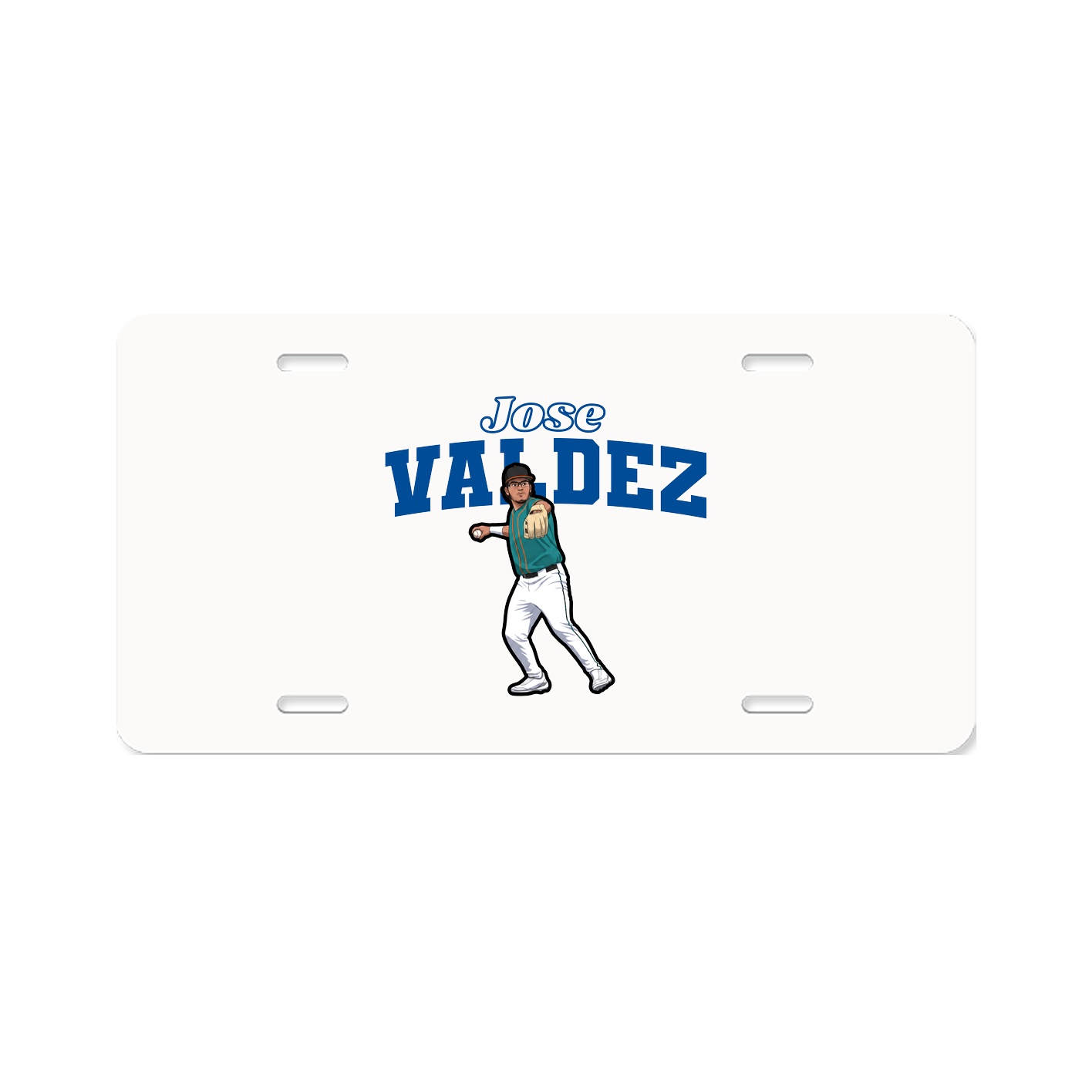License Plate — Name Arch in Classic