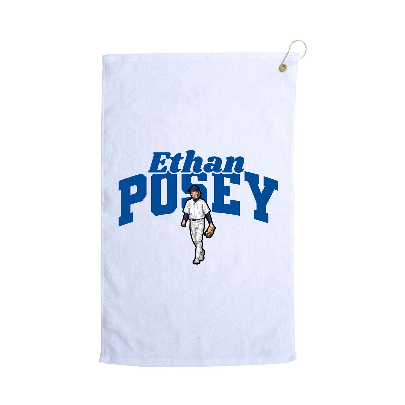 Golf Towel — Signature Arch in White