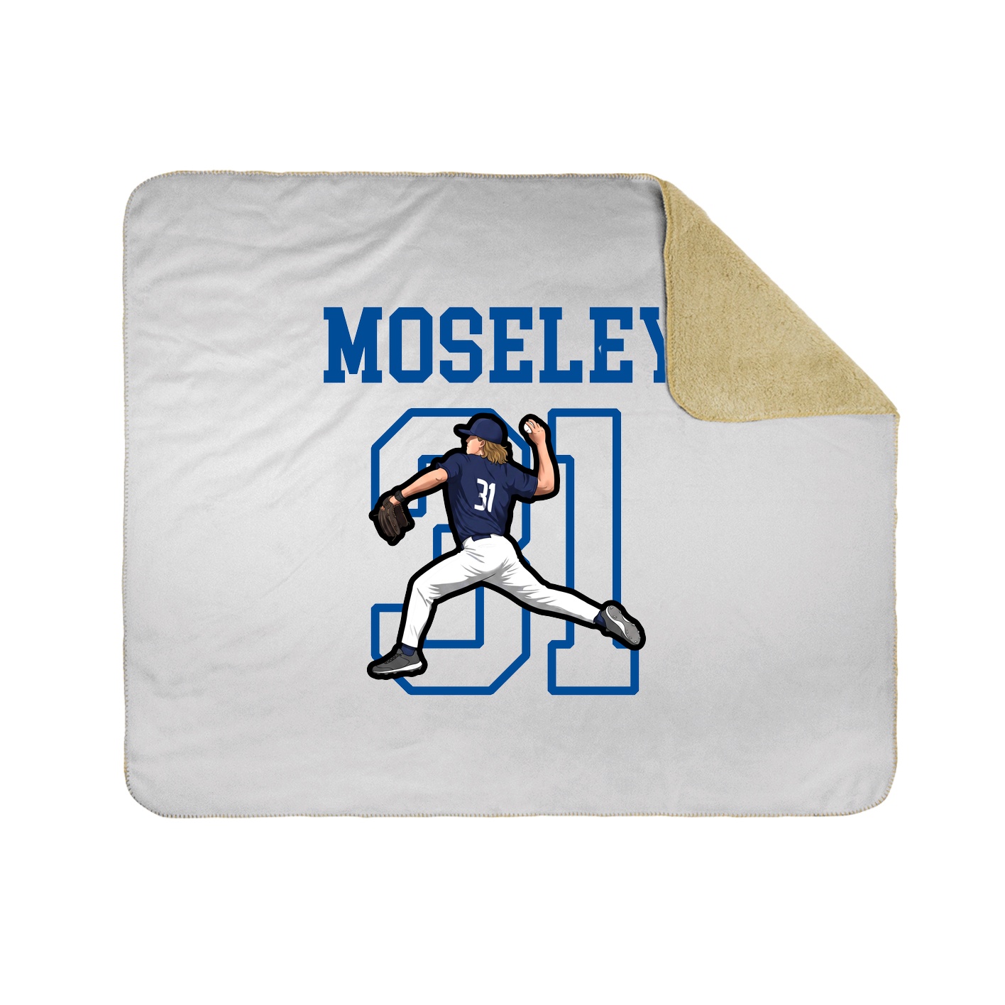 Throw Blanket — Shirsey in White
