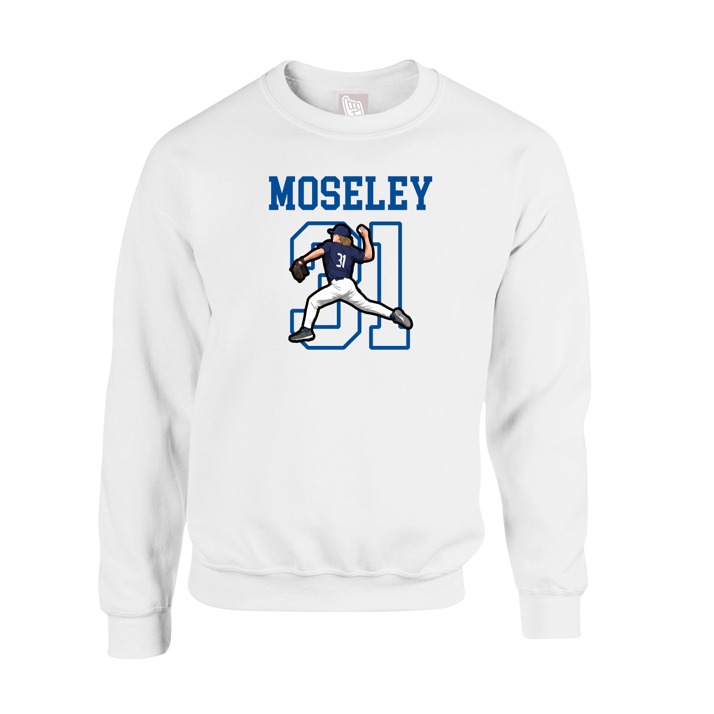 Fleece Crew — Shirsey in White
