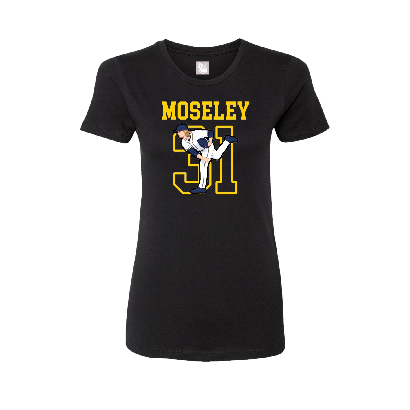 Fitted Women's Tee — Shirsey in Black