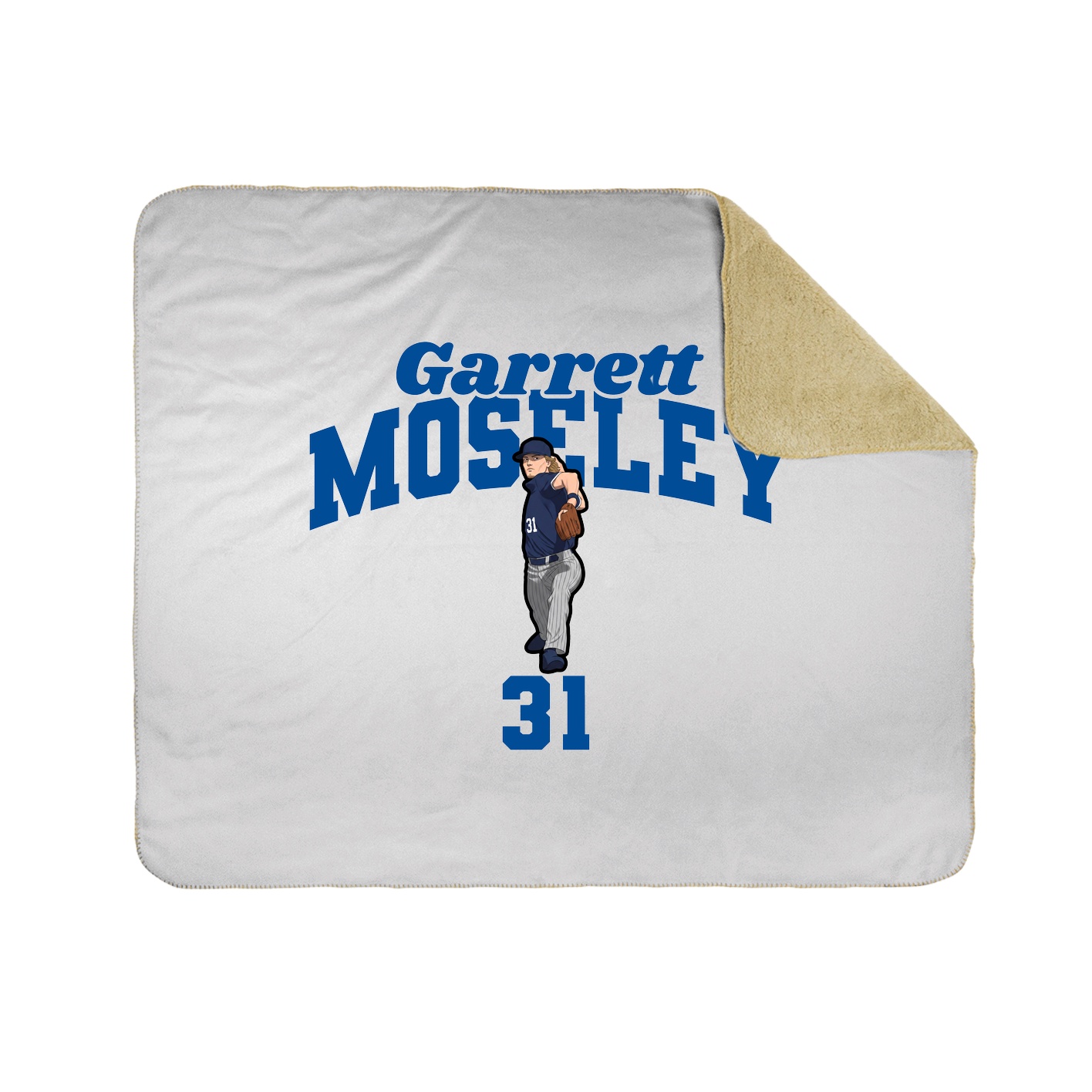Throw Blanket — Signature Arch in White