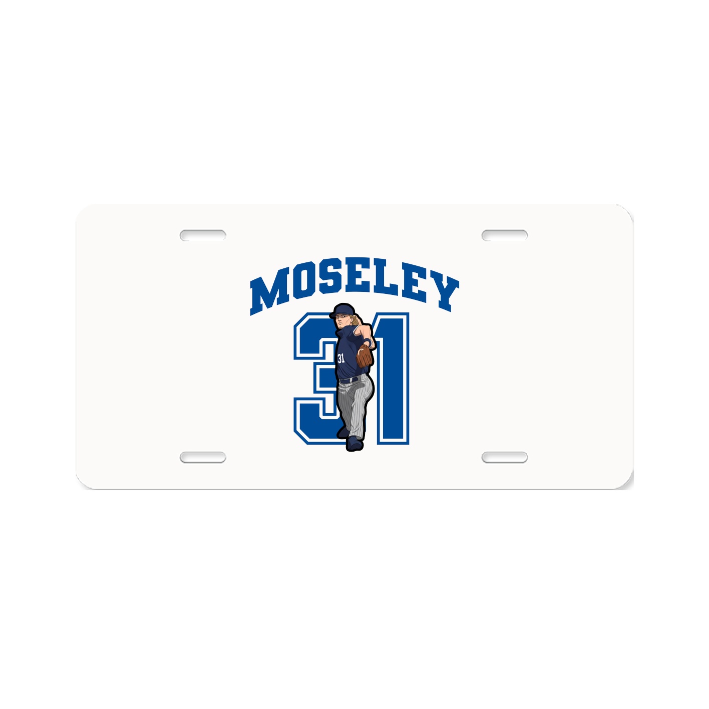 License Plate — Number in Classic