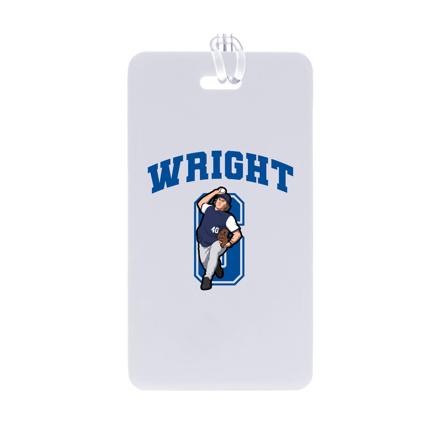 Bag Tag — Number in Classic