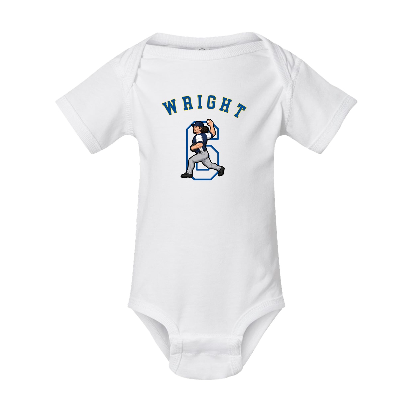 Baby Onesie — Shirsey Arch in White