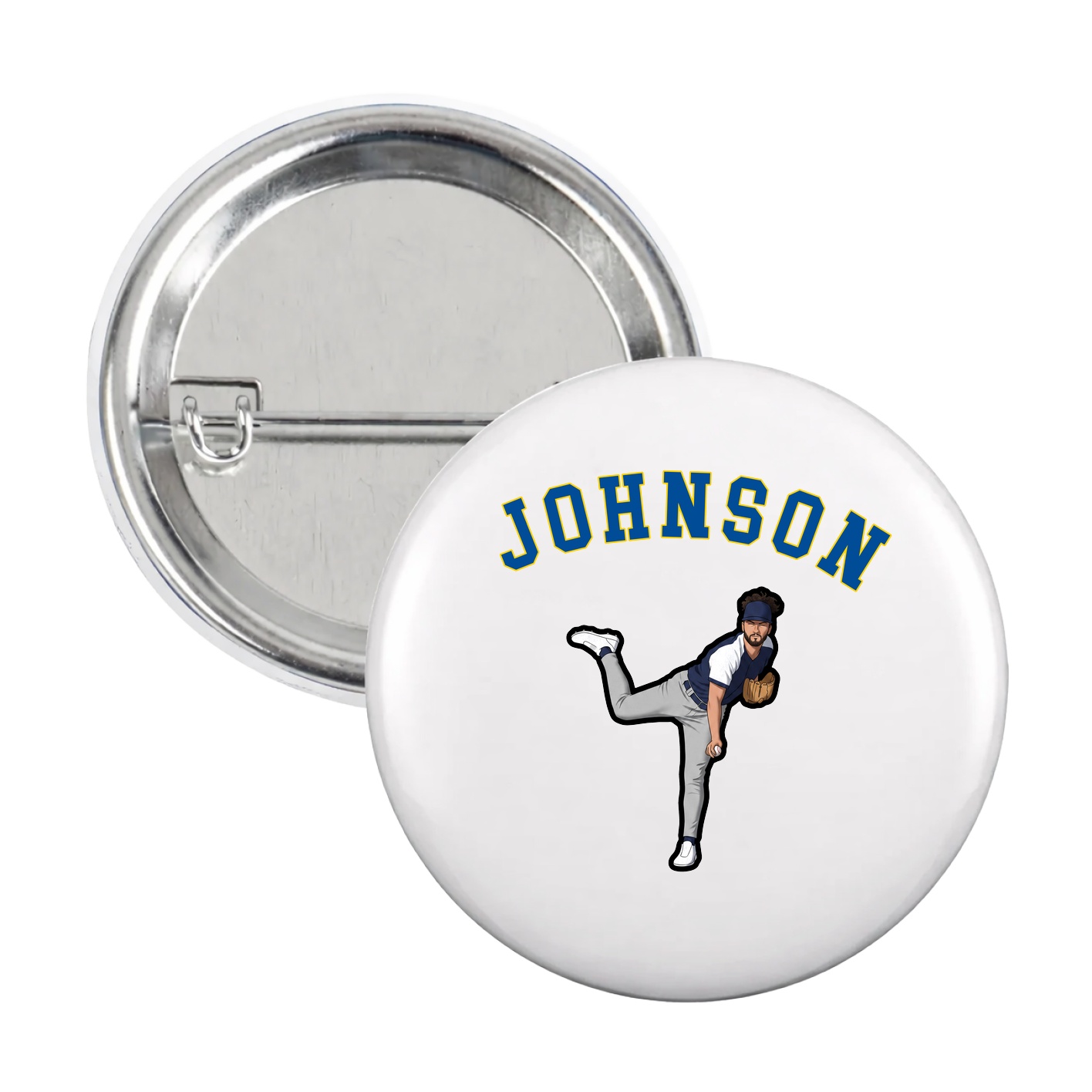 Game Day Button — Shirsey Arch in White