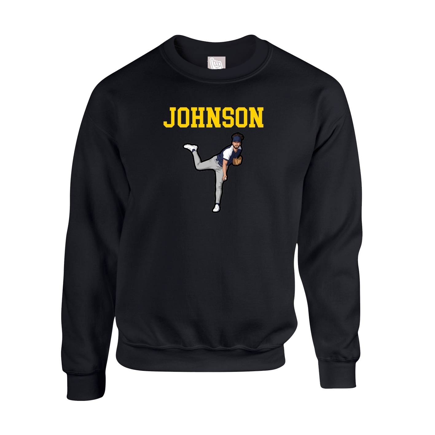 Fleece Crew — Shirsey in Black
