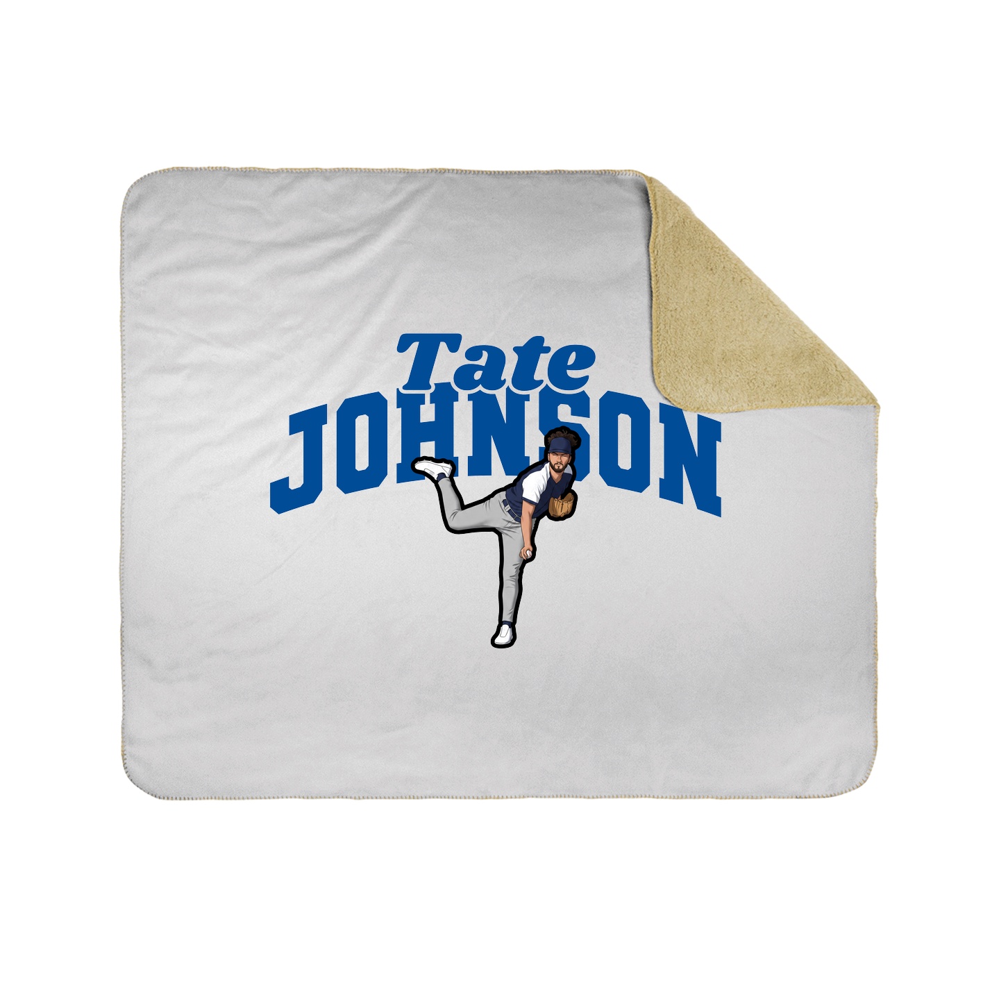 Throw Blanket — Signature Arch in White