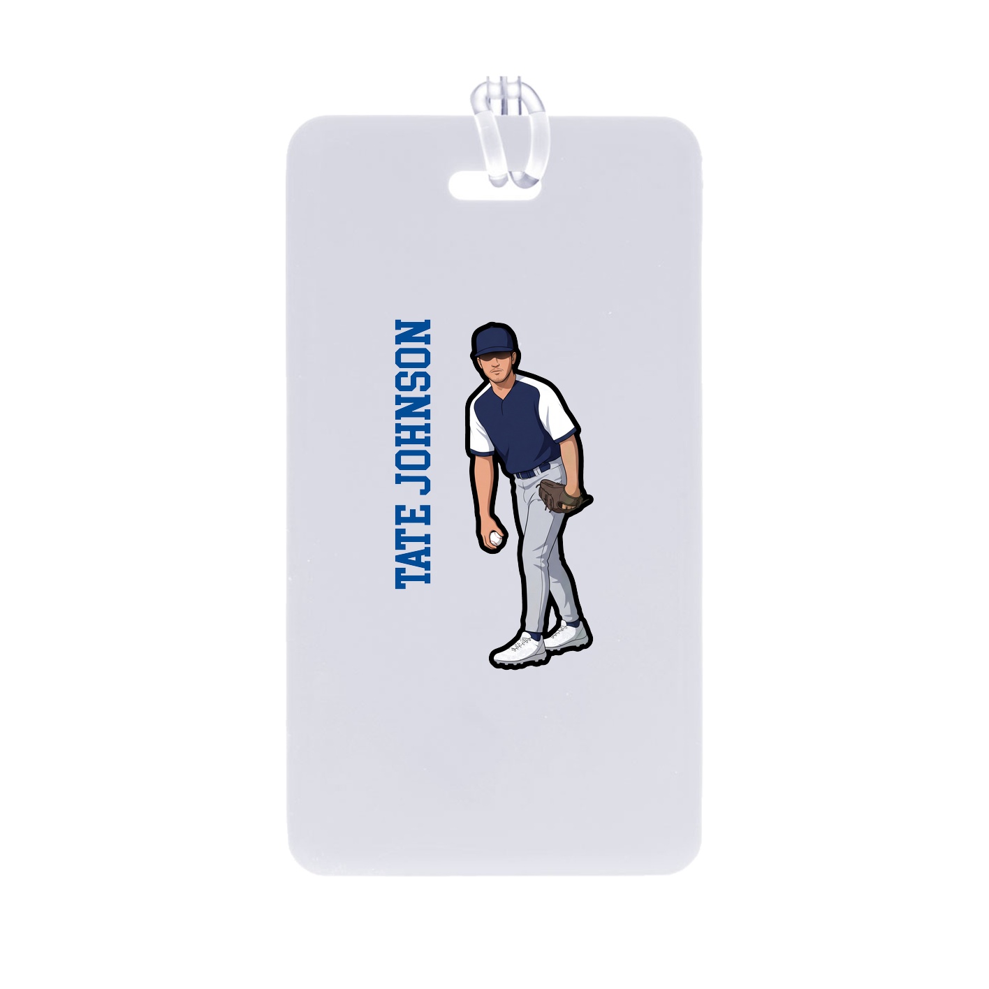 Bag Tag — Name Vertical in Classic
