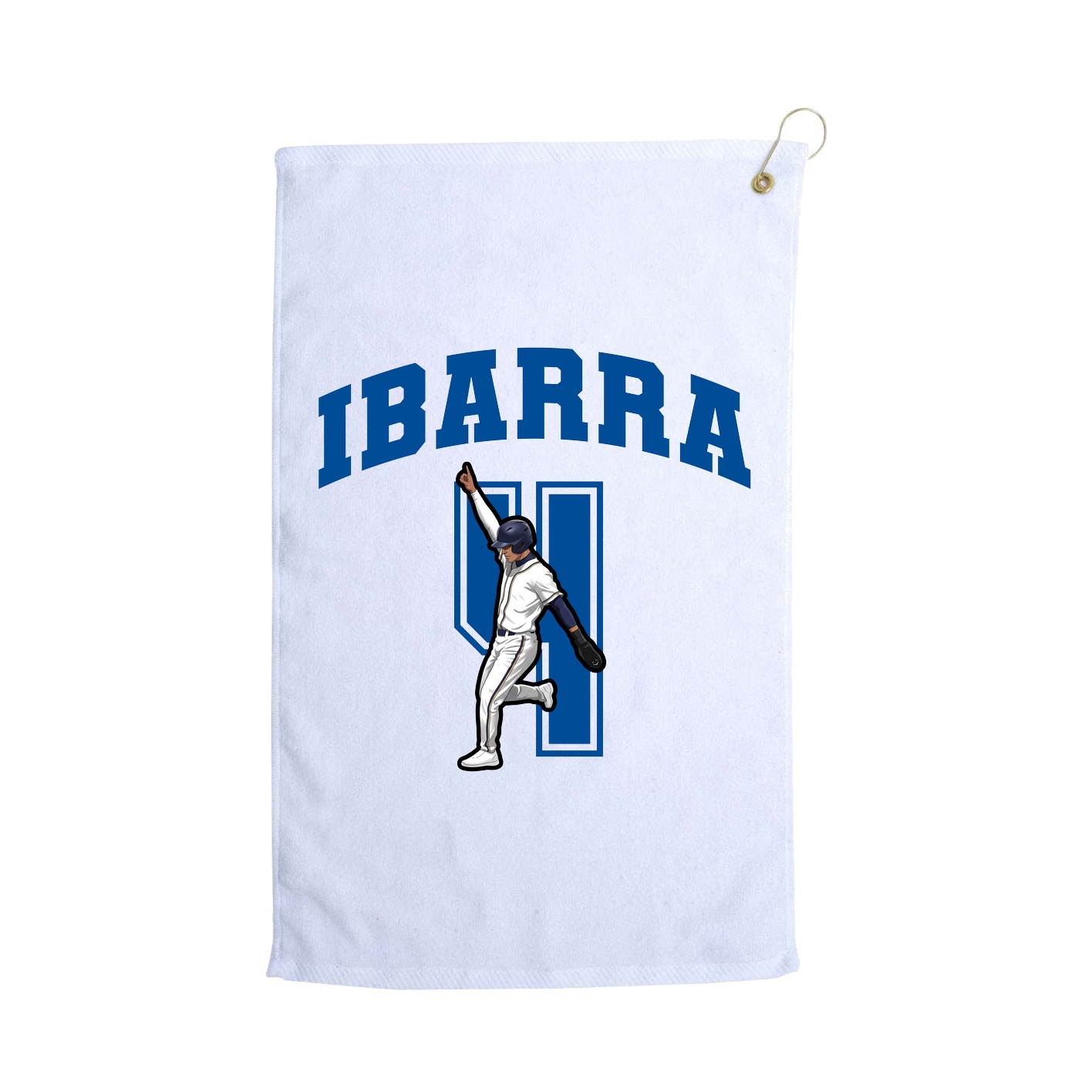 Golf Towel — Number in White