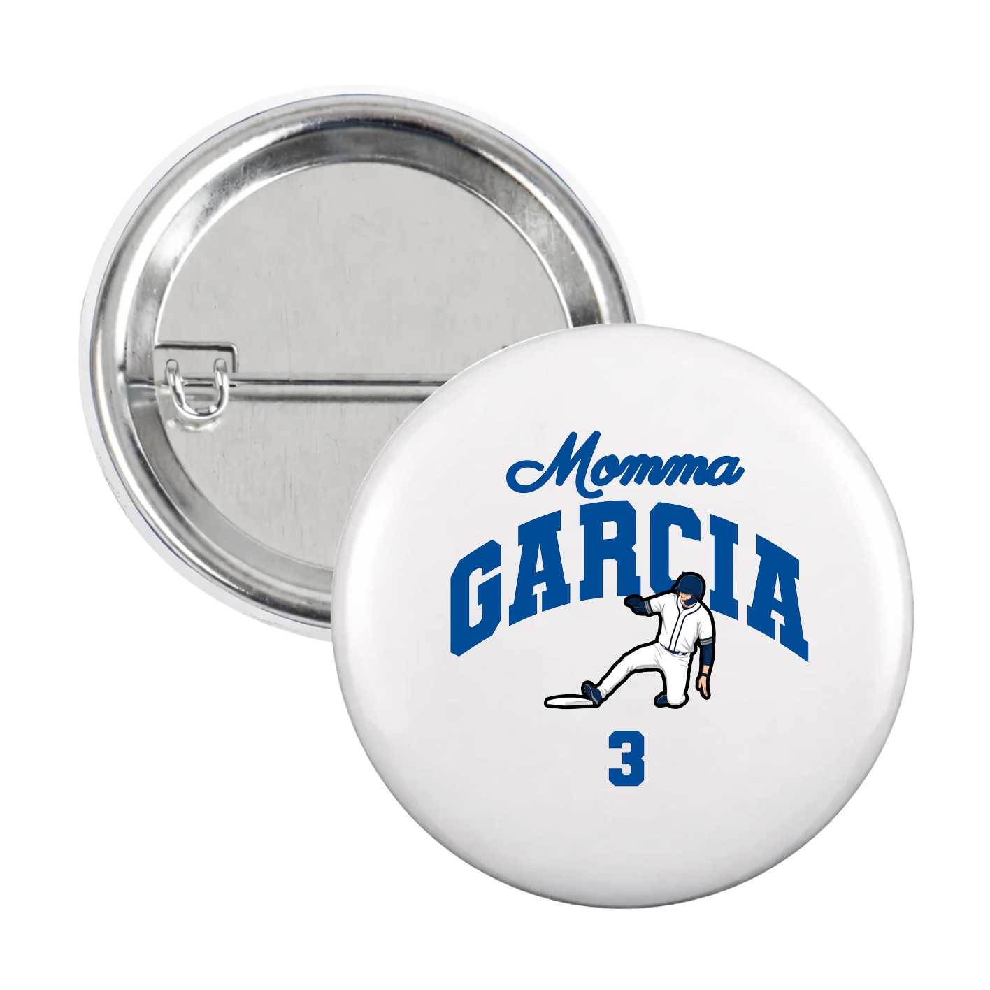 Game Day Button — Mothers Day Arch in White