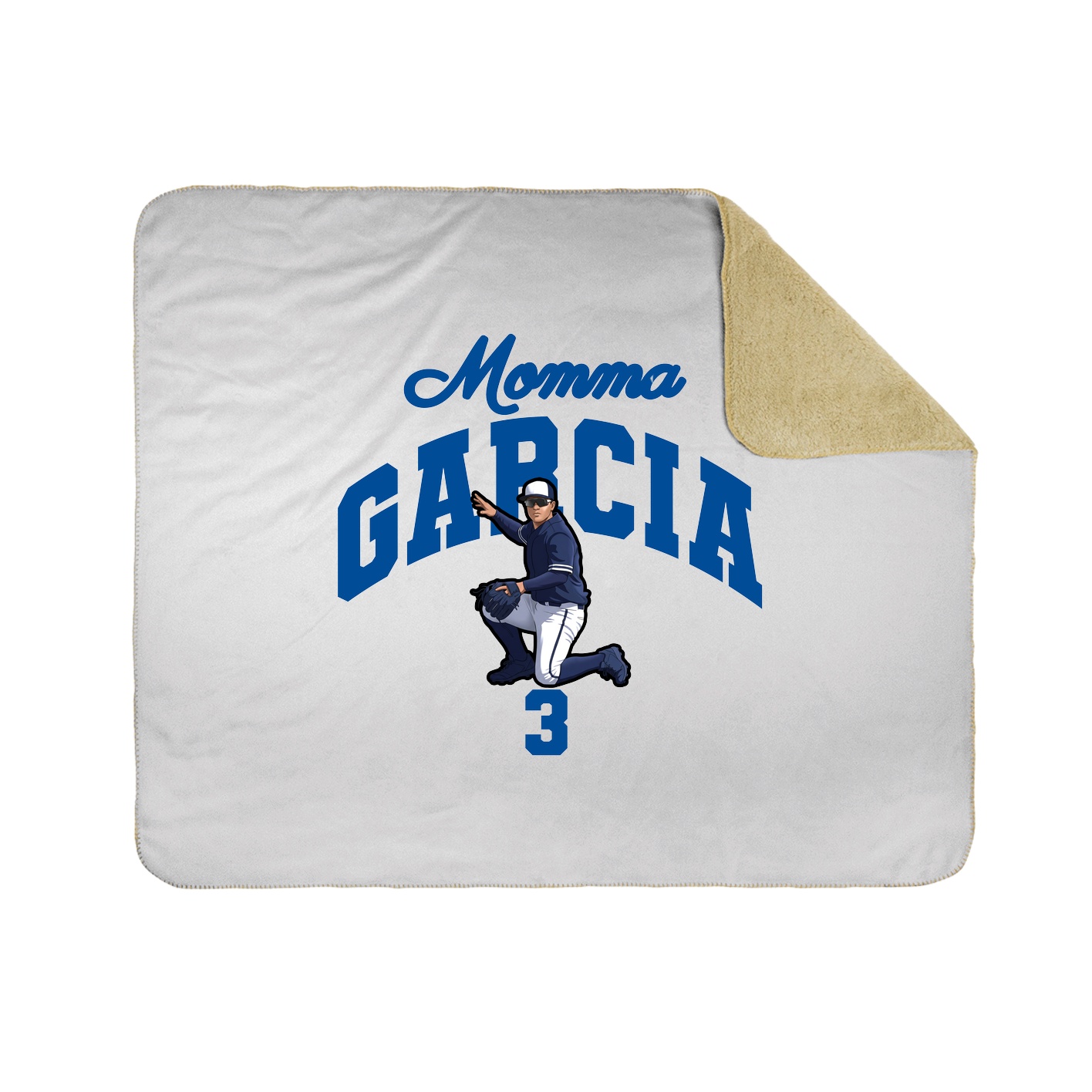 Throw Blanket — Mothers Day Arch in White