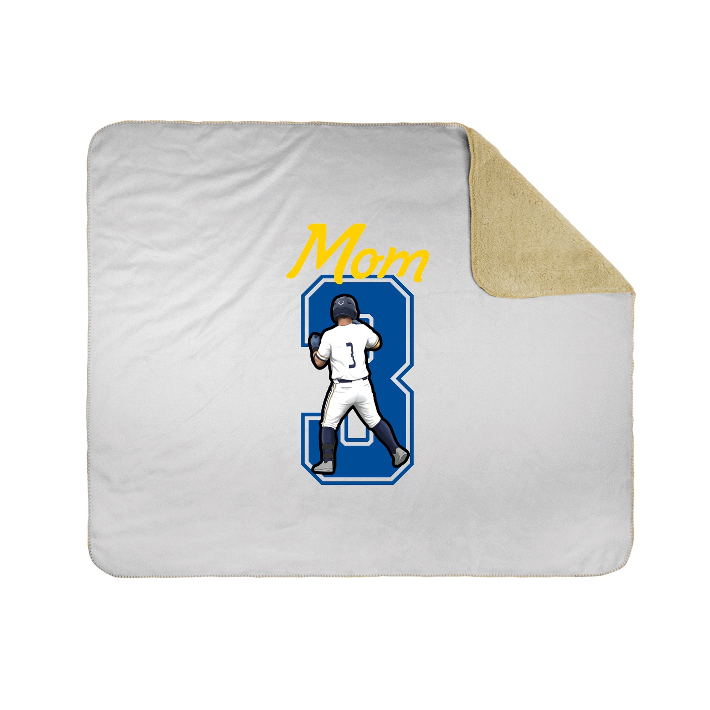 Throw Blanket — Mothers Day Shirsey in White