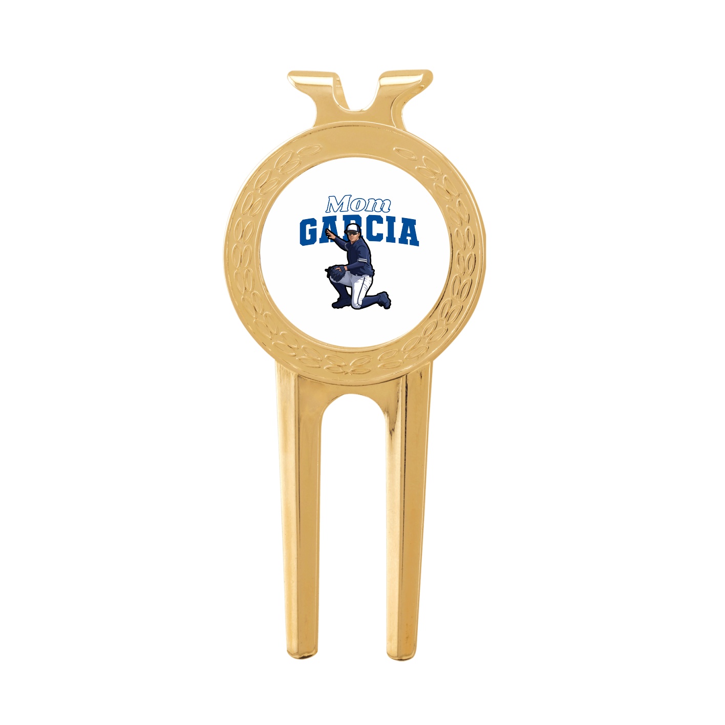 Divot Tool with Ball Marker — Mothers Day Block in Classic