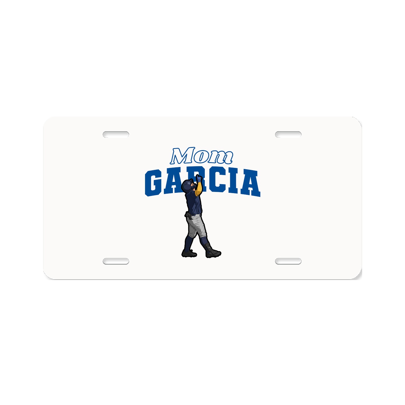 License Plate — Mothers Day Block in Classic