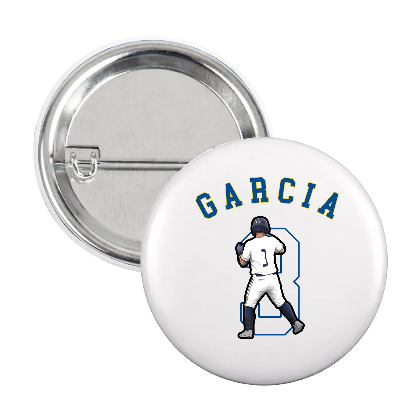 Game Day Button — Shirsey Arch in White