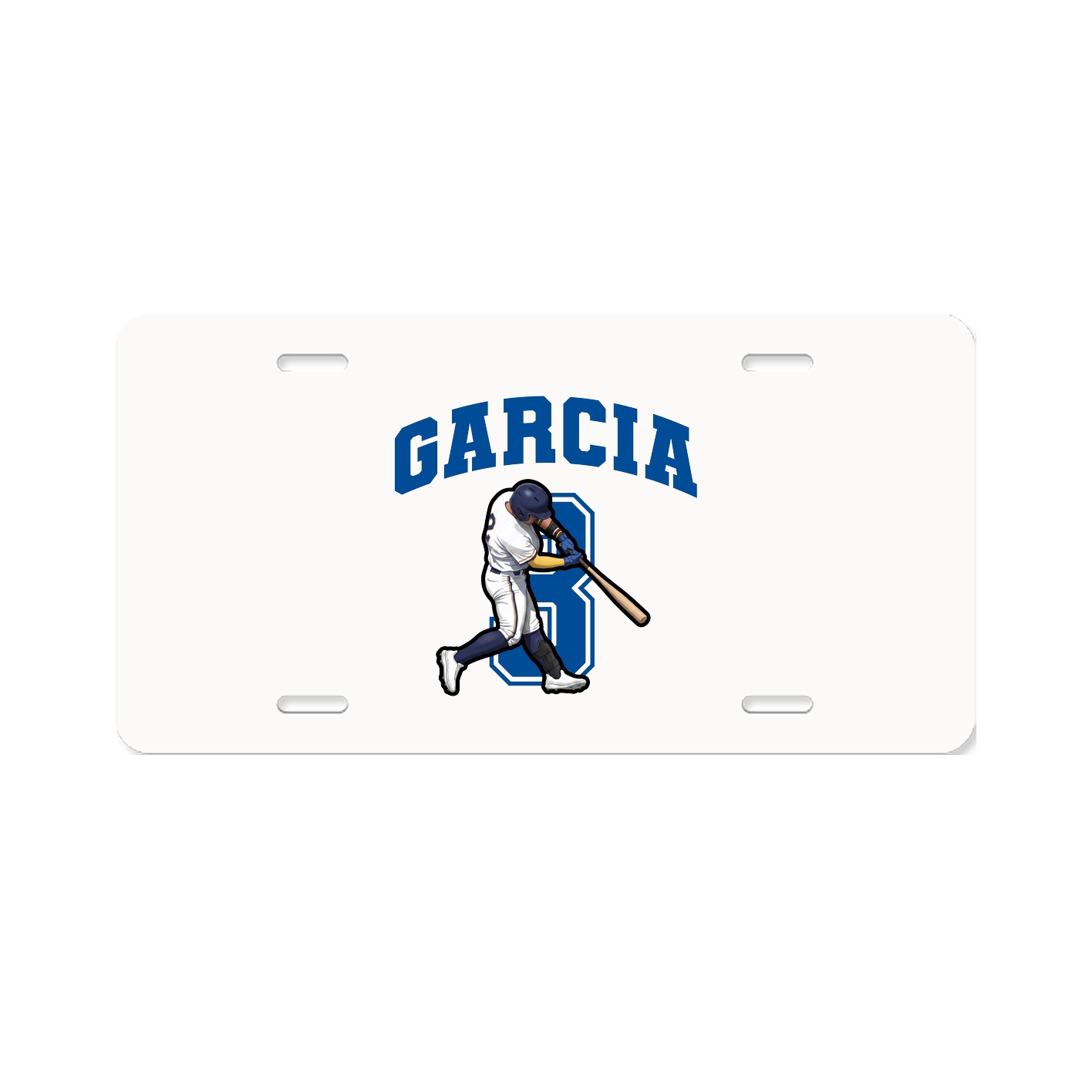License Plate — Number in Classic