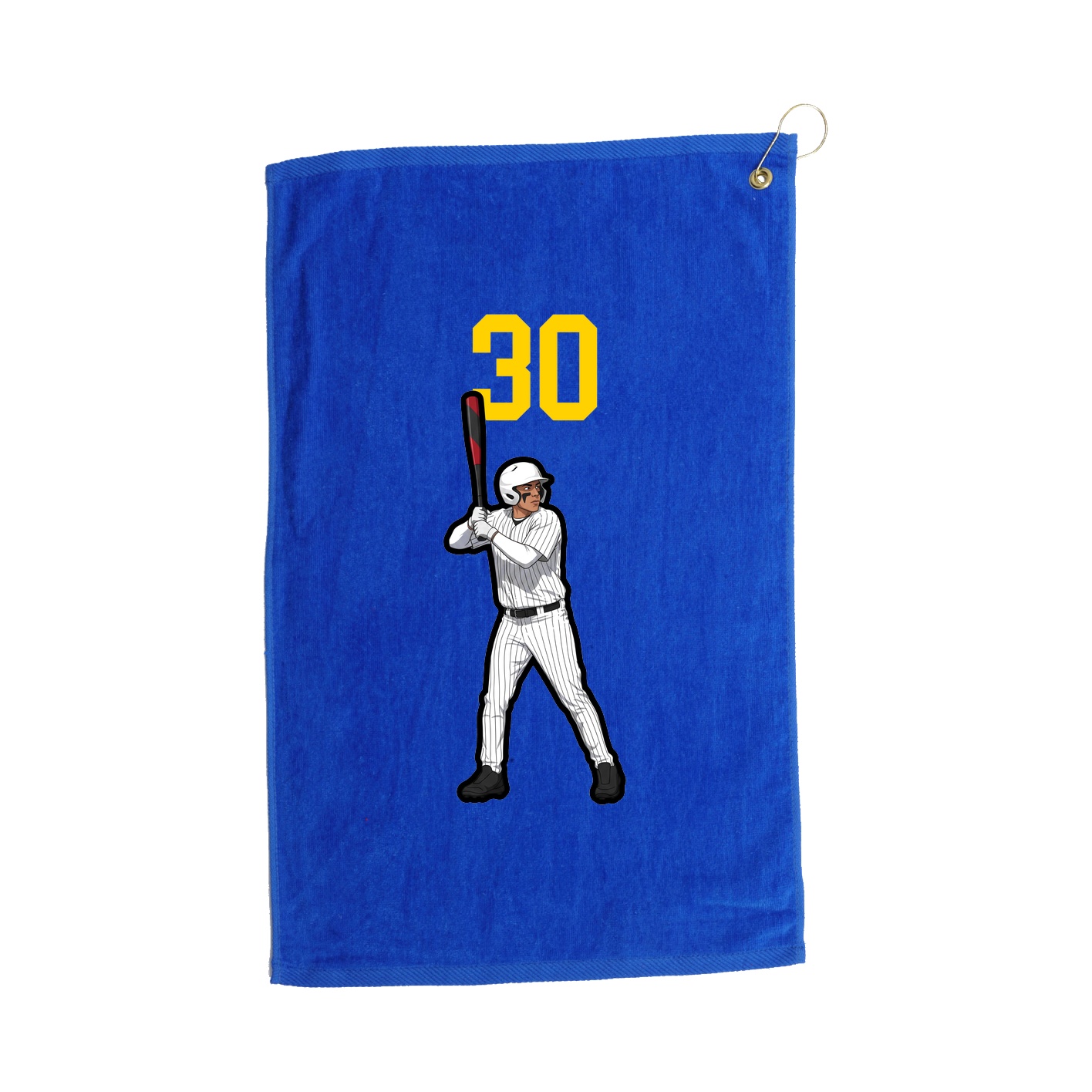 Golf Towel — Number Top in Royal