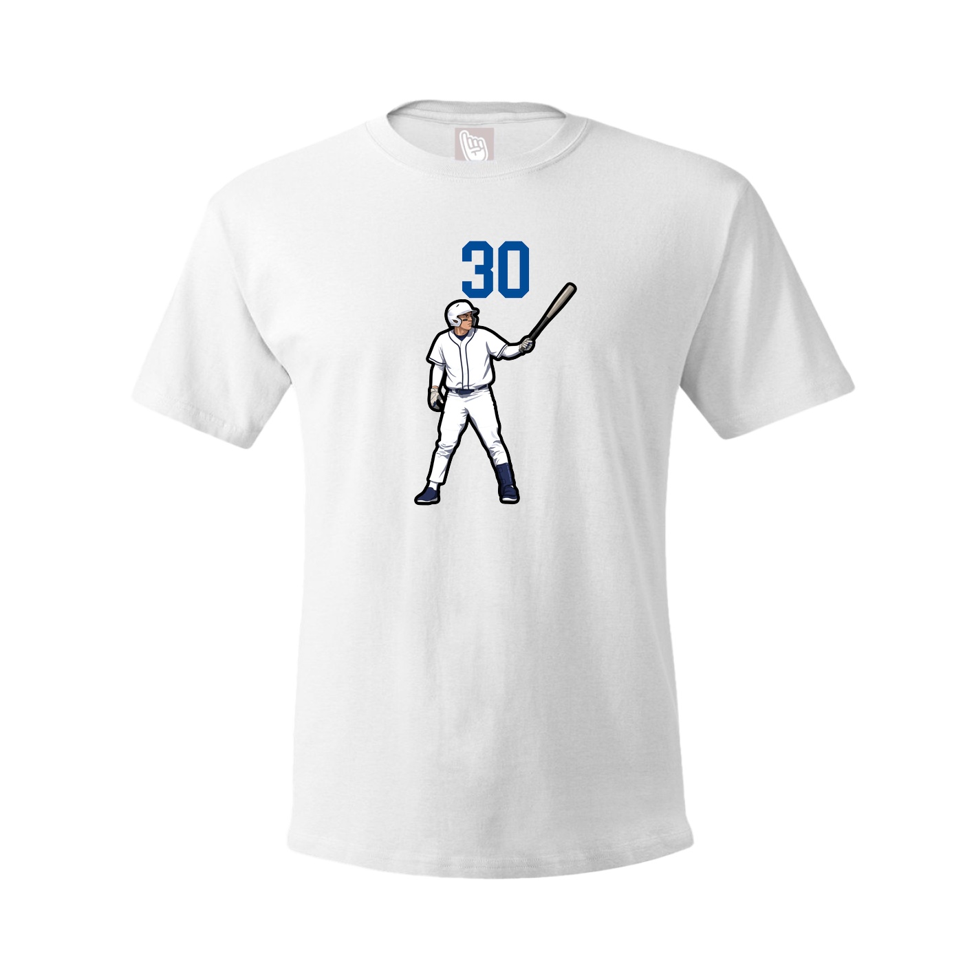 Tee — Number Top in White