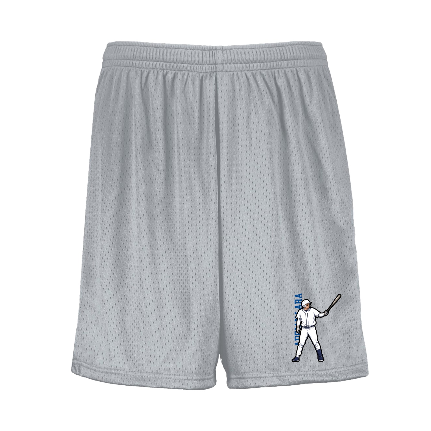 Shorts — Name Vertical in Silver