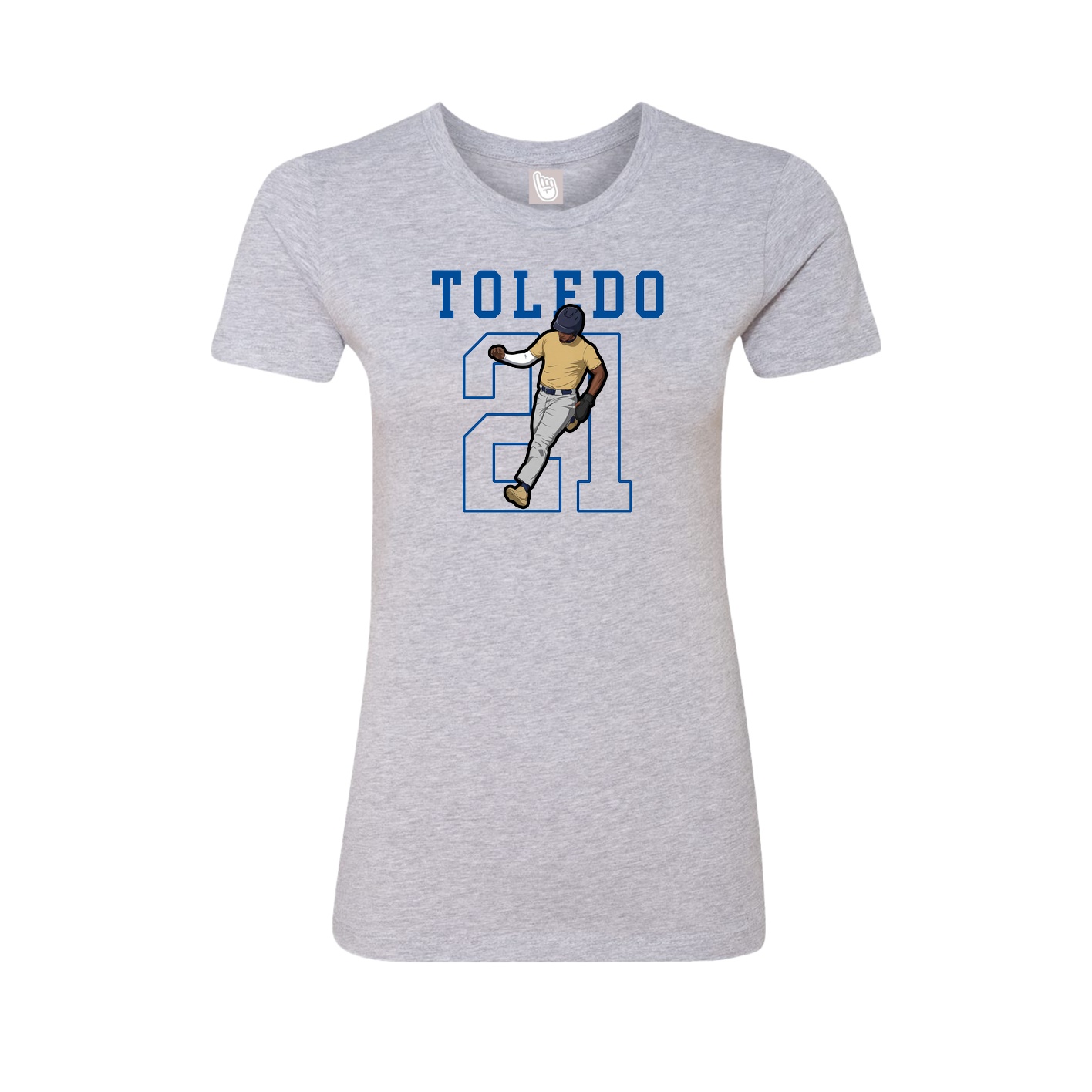 Fitted Women's Tee — Shirsey in Grey