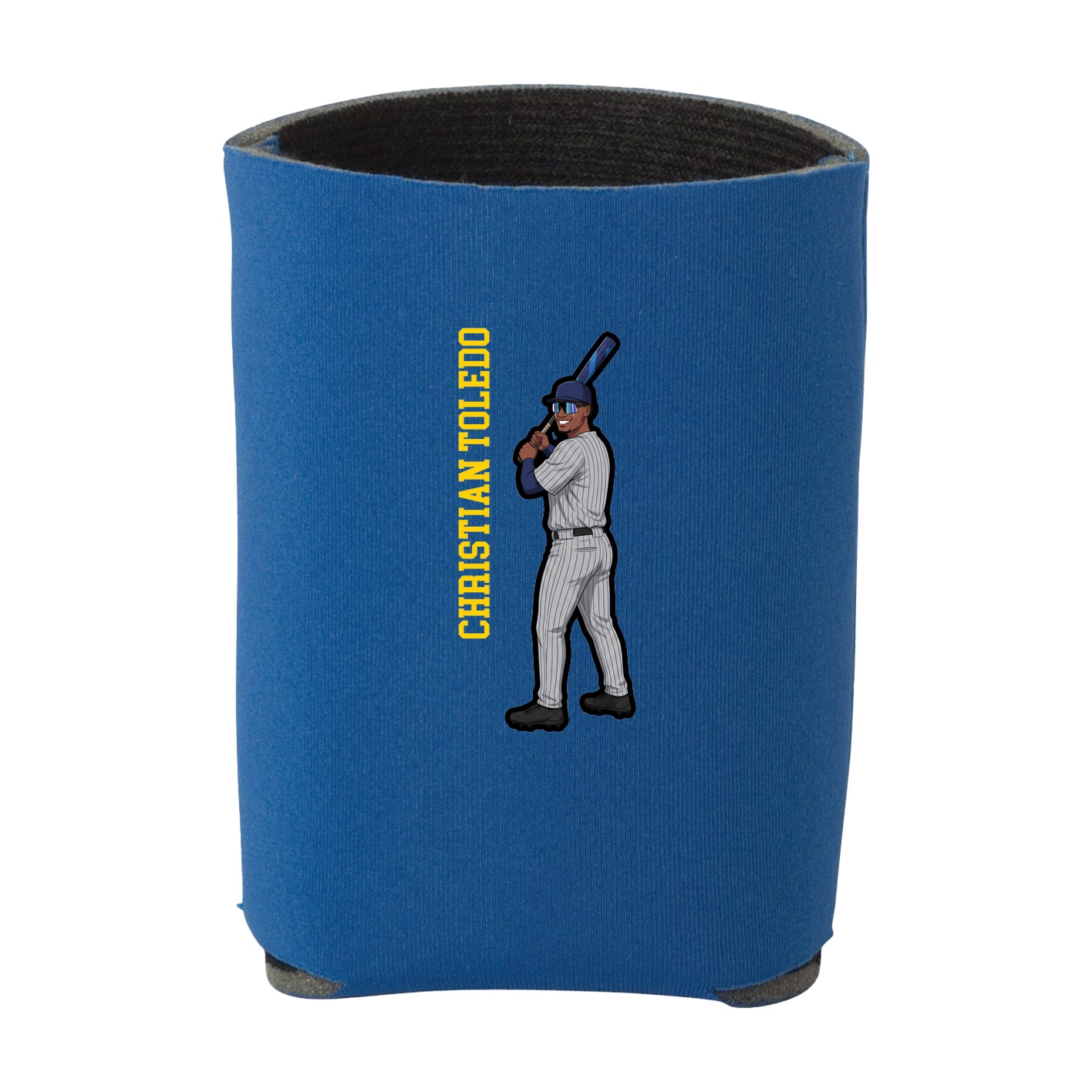 Can Holder — Name Vertical in Royal