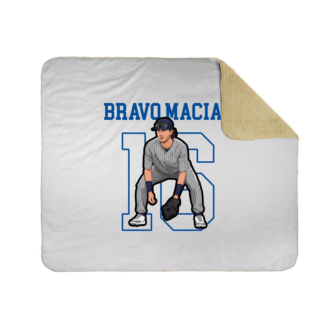 Throw Blanket — Shirsey in White