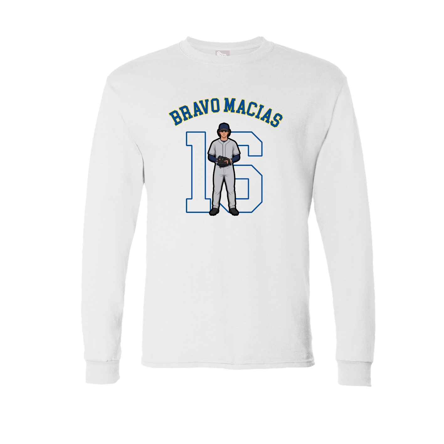 Long Sleeve Tee — Shirsey Arch in White