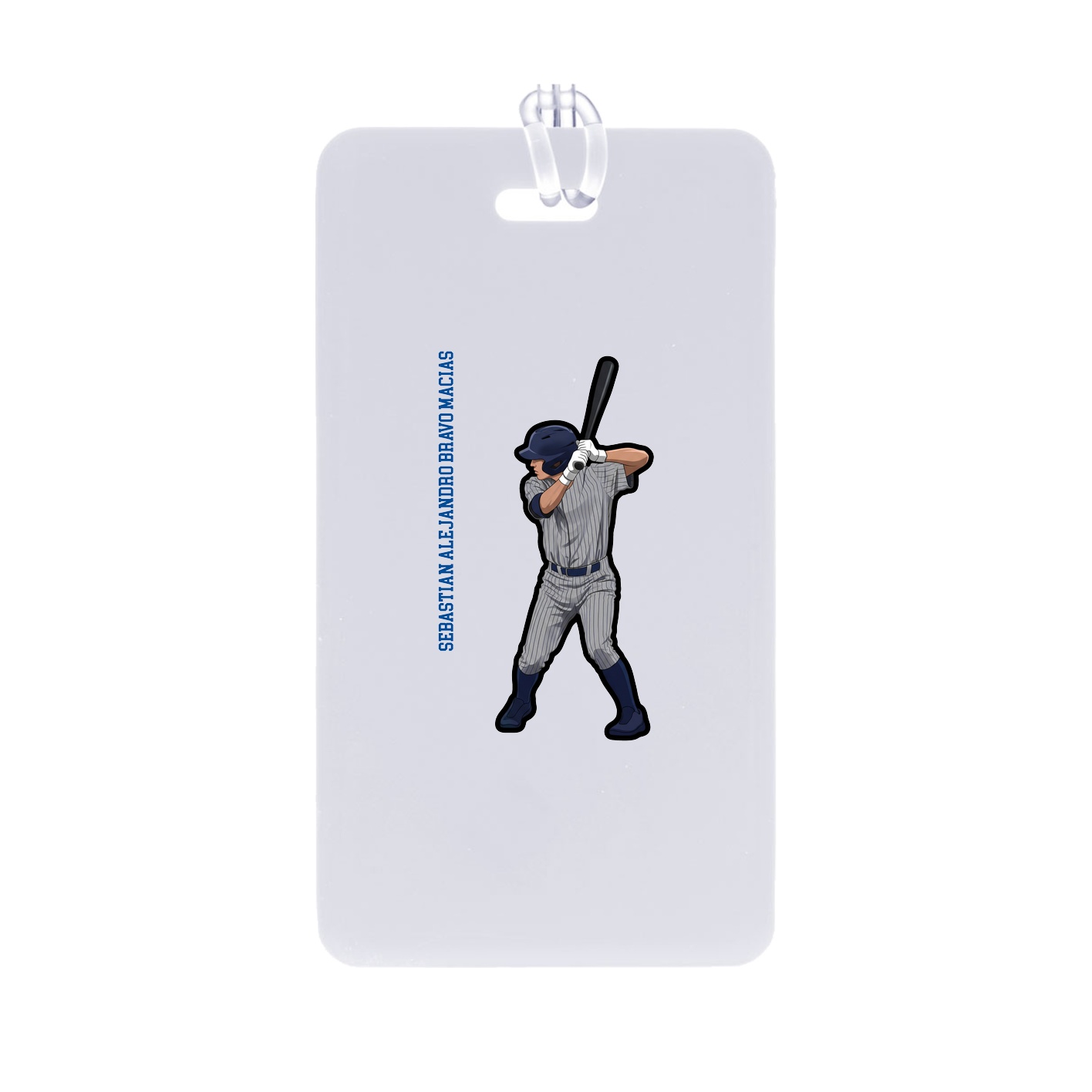 Bag Tag — Name Vertical in Classic