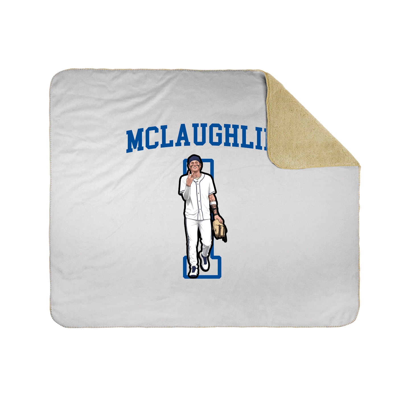 Throw Blanket — Shirsey in White