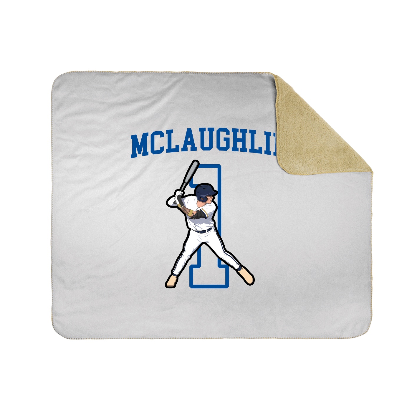 50x60 Sherpa Lined Throw Blanket