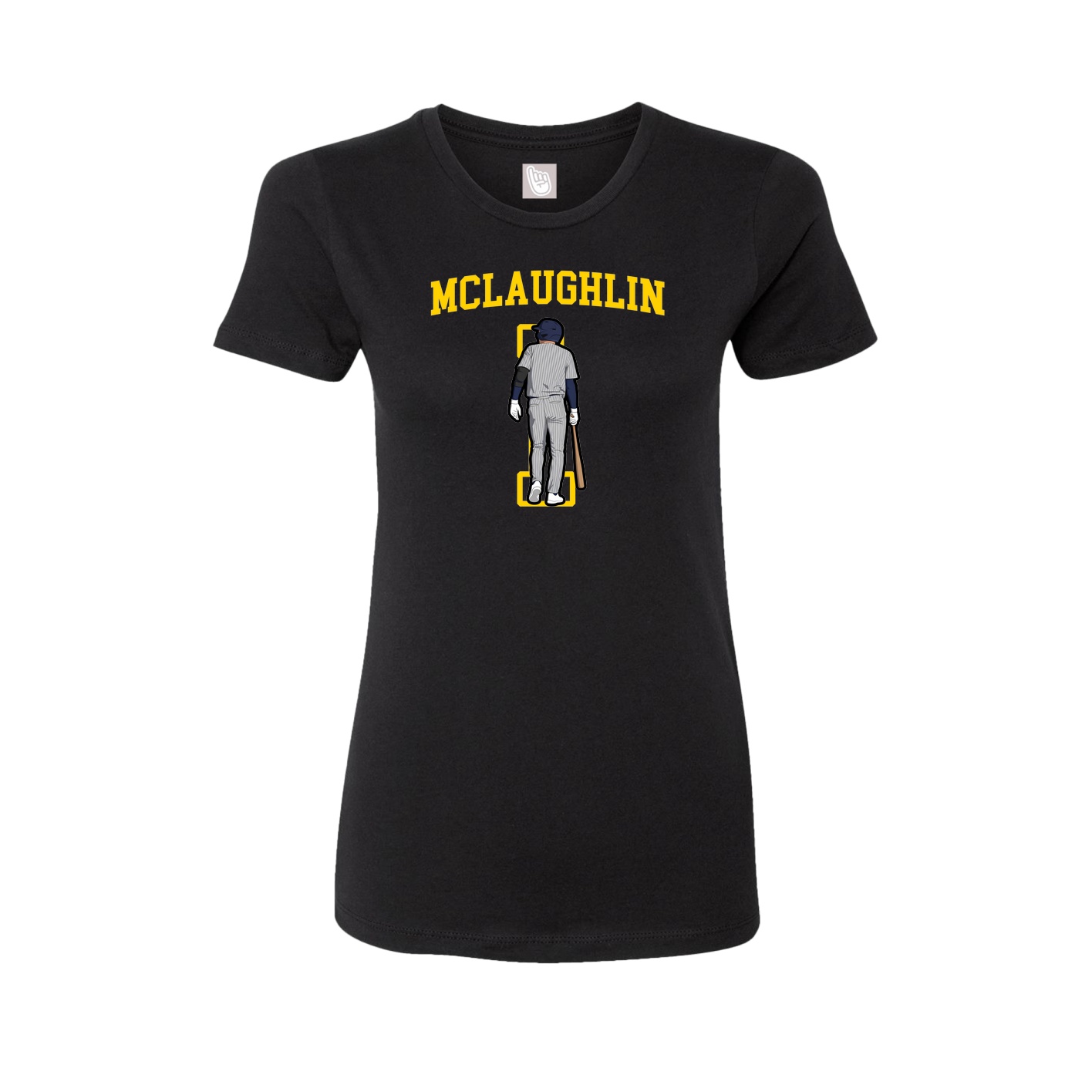 Fitted Women's Tee — Shirsey in Black
