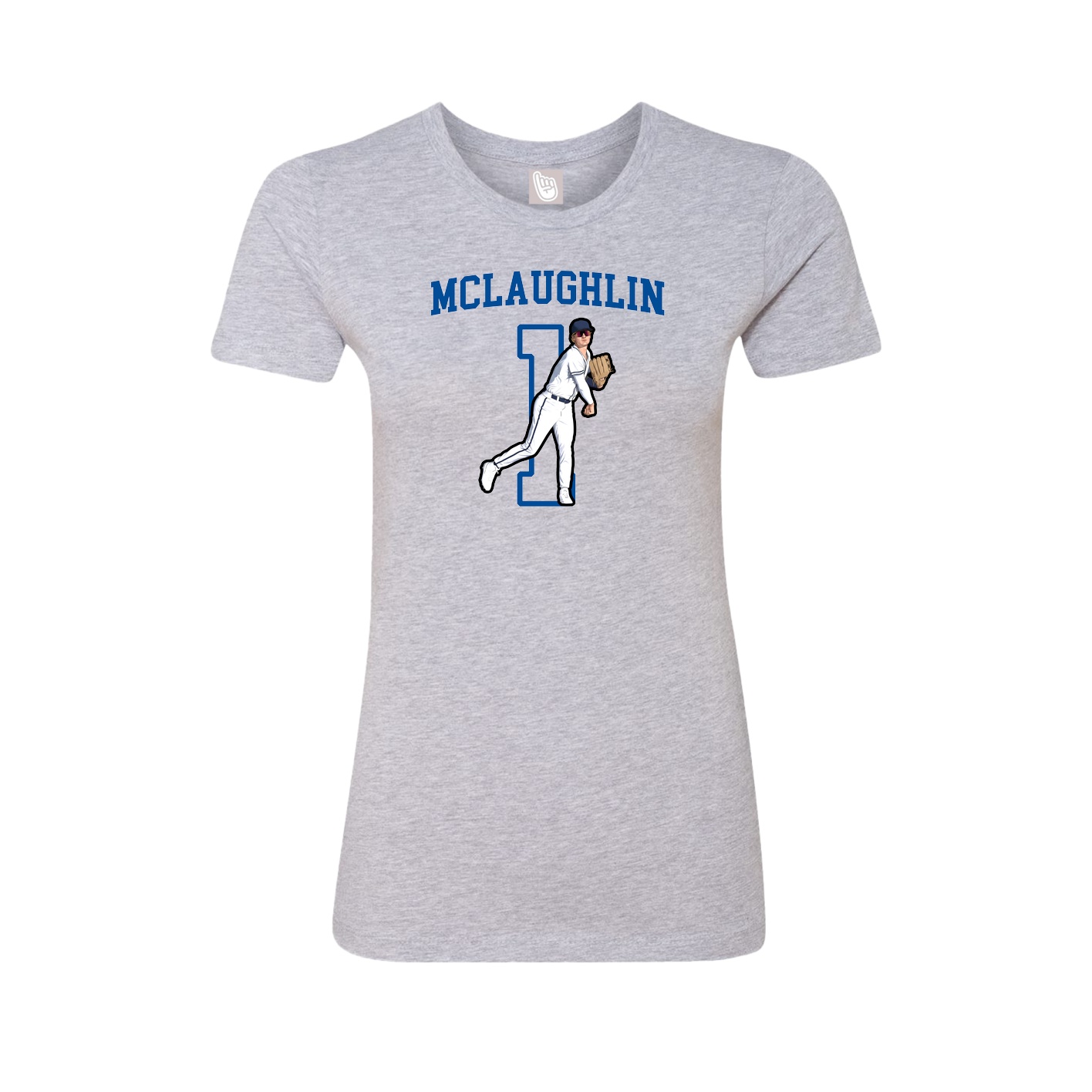 Fitted Women's Tee — Shirsey in Grey