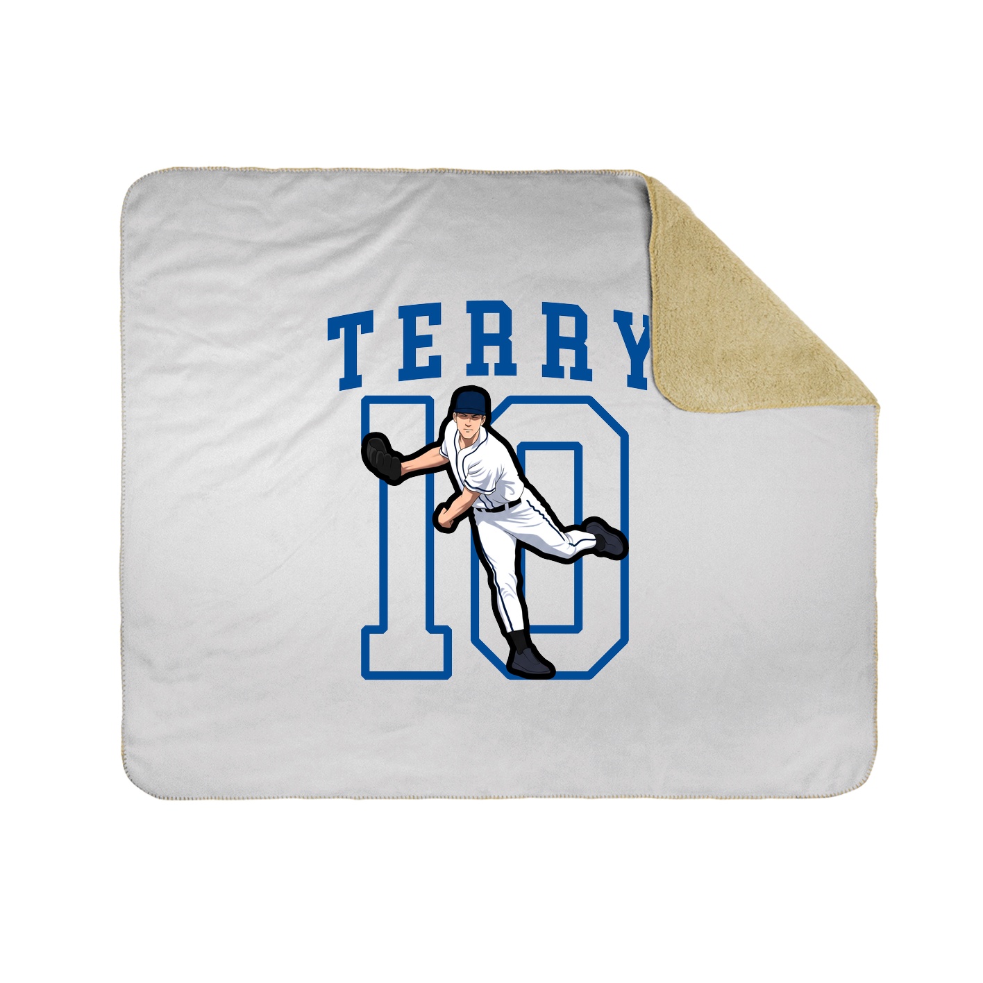 Throw Blanket — Shirsey in White