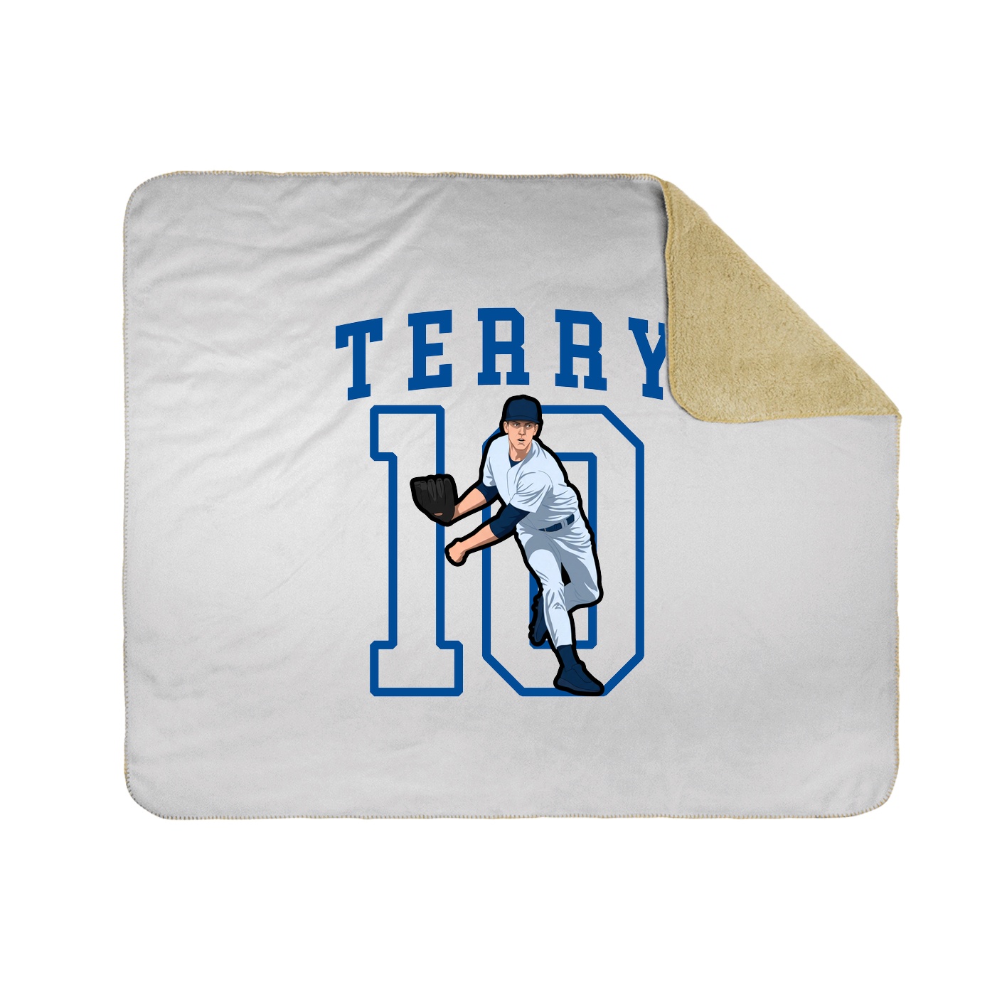 50x60 Sherpa Lined Throw Blanket