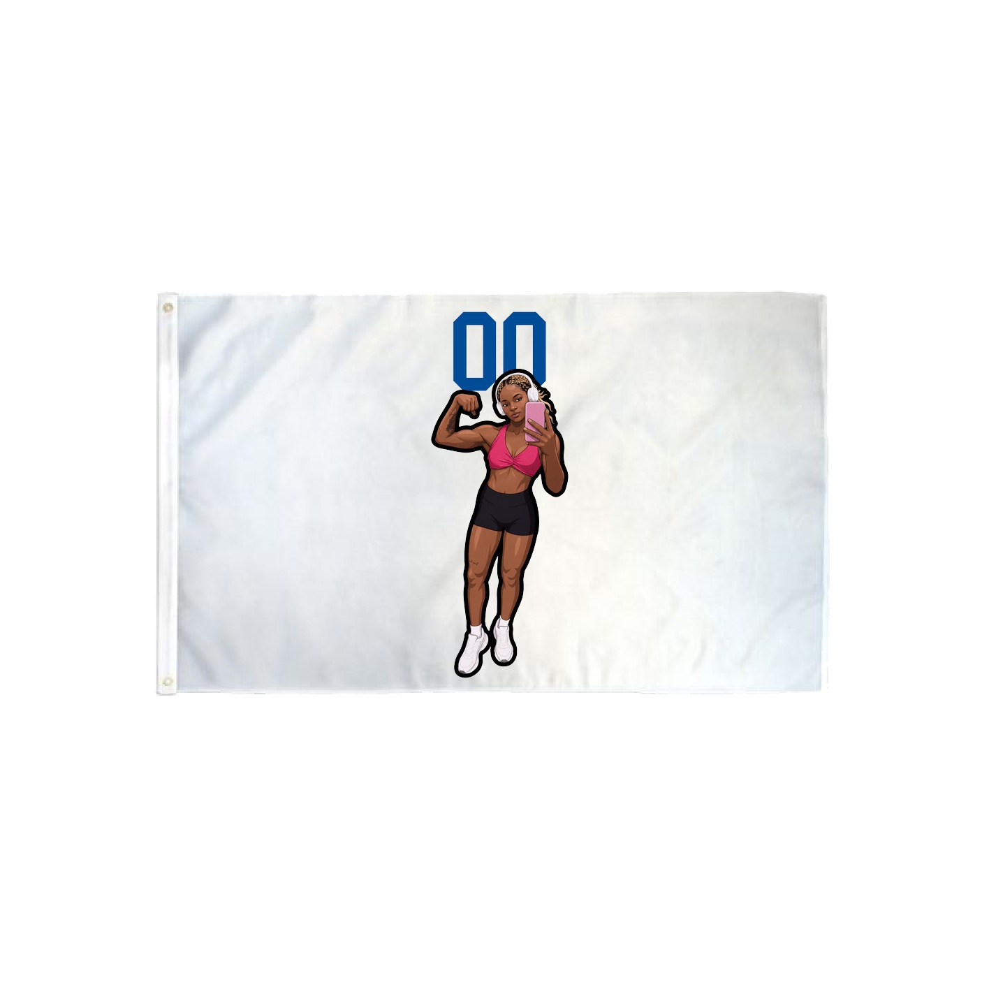 3x5 Flag — Number Top in Classic