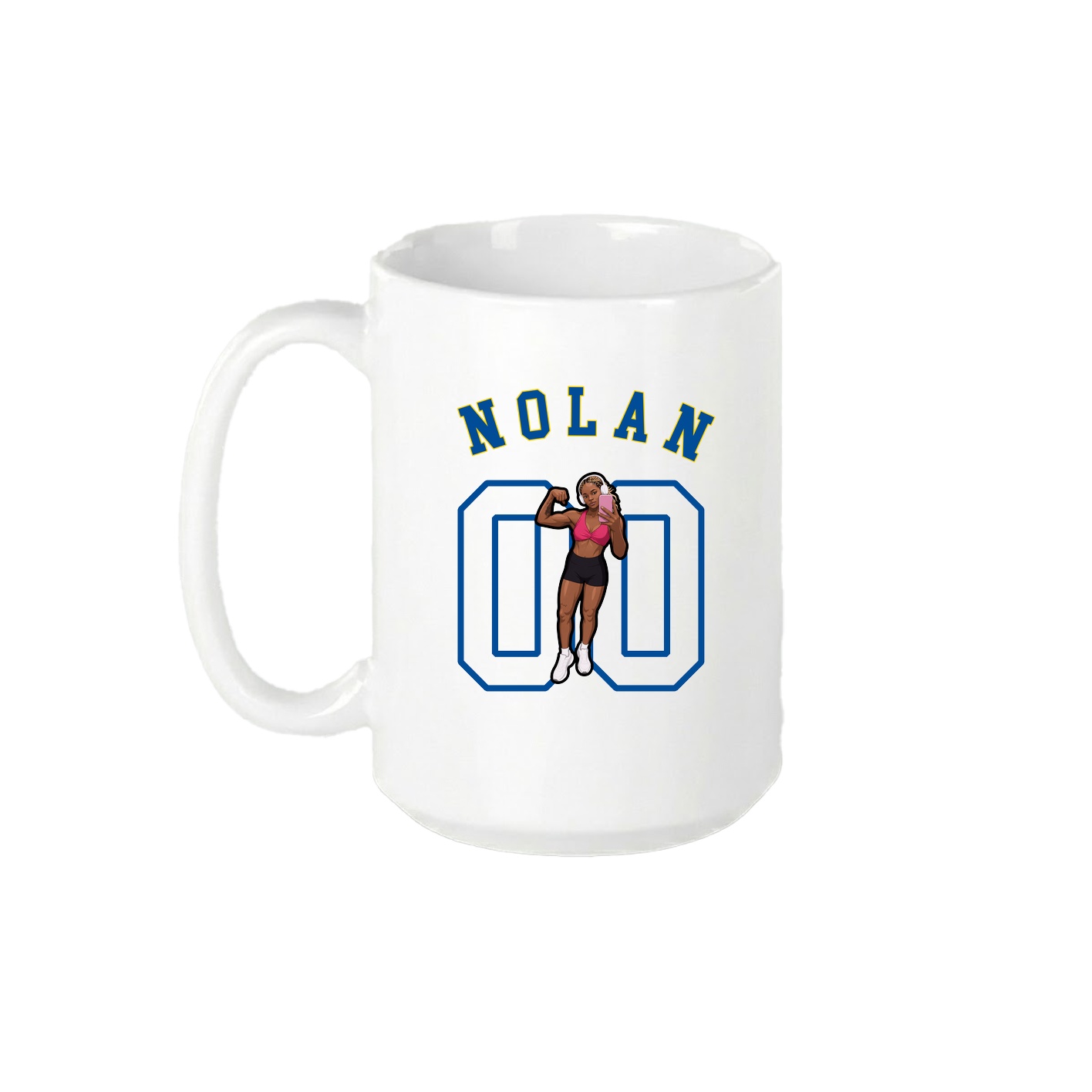 15oz Coffee Mug — Shirsey Arch in White