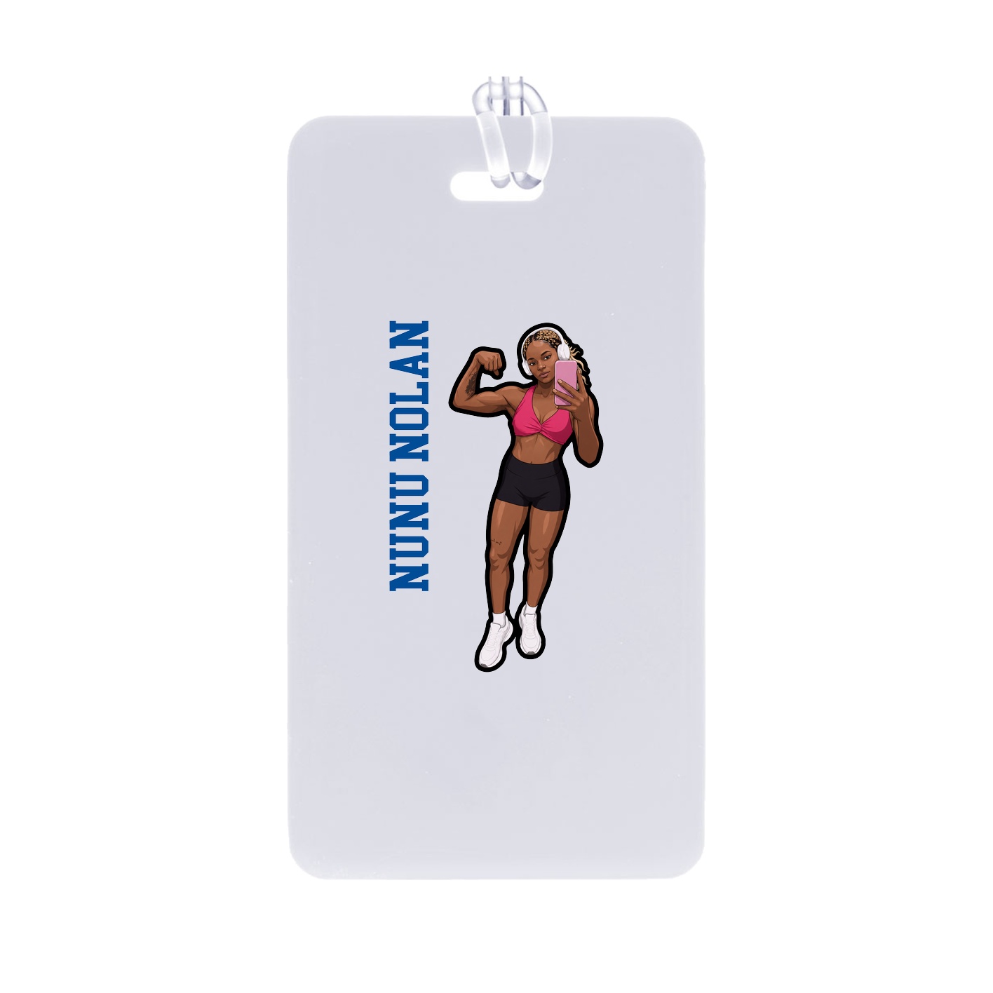 Bag Tag — Name Vertical in Classic