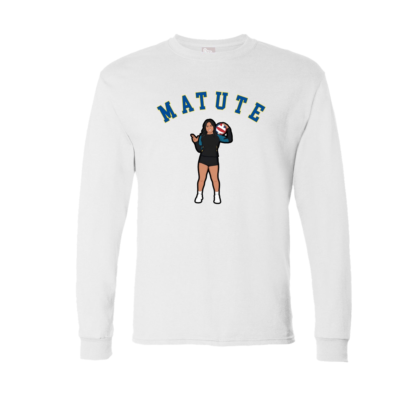 Long Sleeve Tee — Shirsey Arch in White