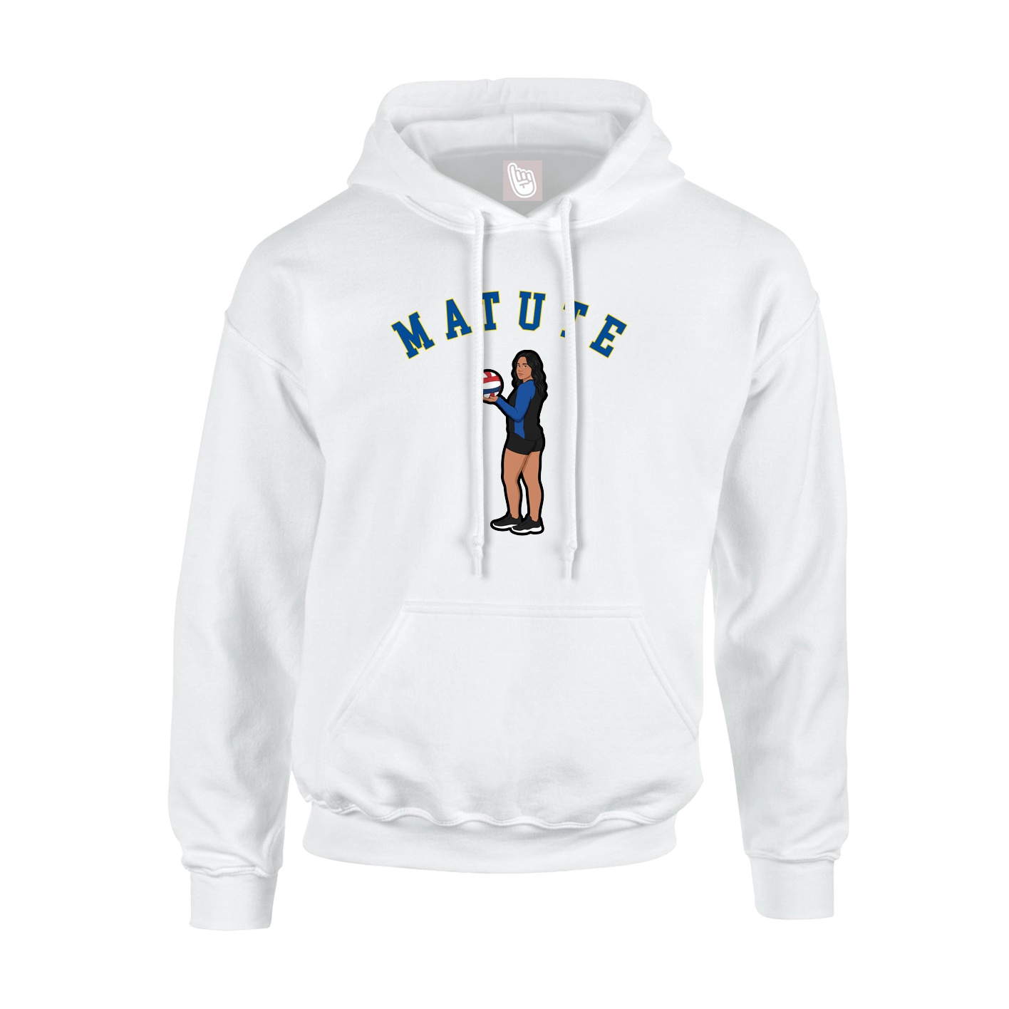 Youth Hoodie — Shirsey Arch in White