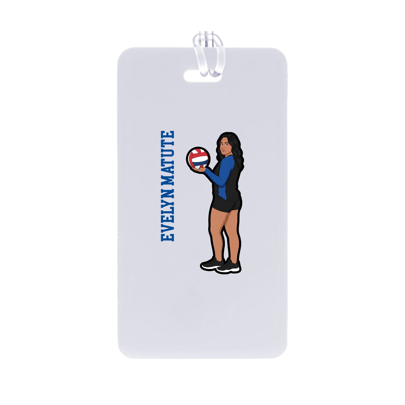 Bag Tag — Name Vertical in Classic